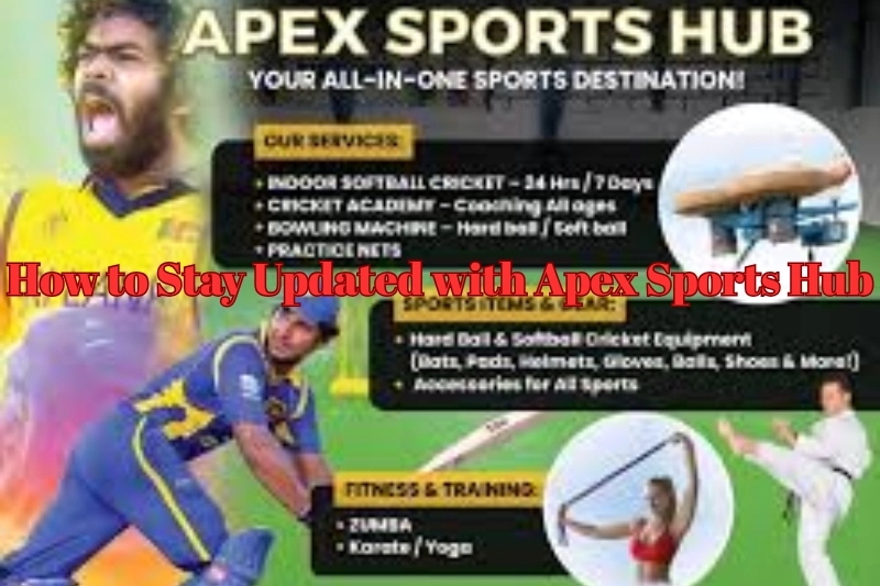 How to Stay Updated with Apex Sports Hub
