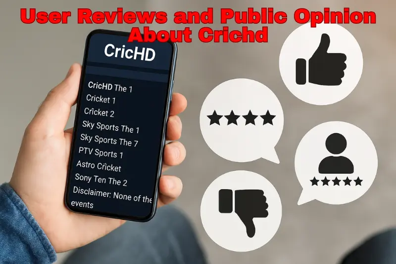 User Reviews and Public Opinion About Crichd